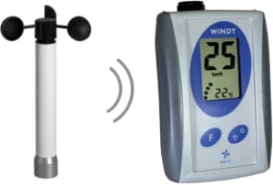 Wireless anemometer